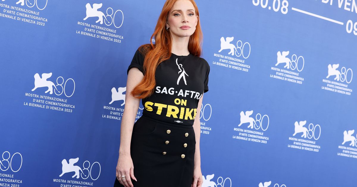 Jessica Chastain Was ‘Nervous’ to Attend Venice Amid Strike