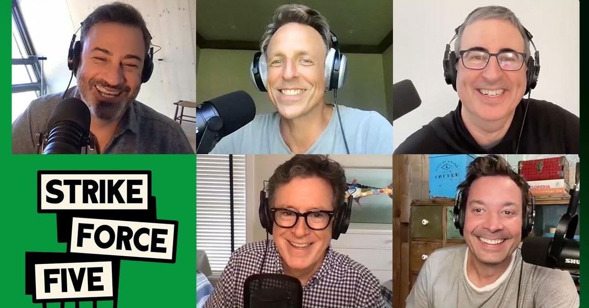 ‘Strike Force Five’ Late-Night Host Podcast Review