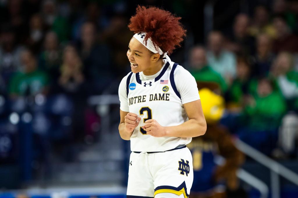 Hannah Hidalgo’s double double paces Notre Dame to 81-67 win over Kent State in women’s NCAA opener – Chicago Tribune