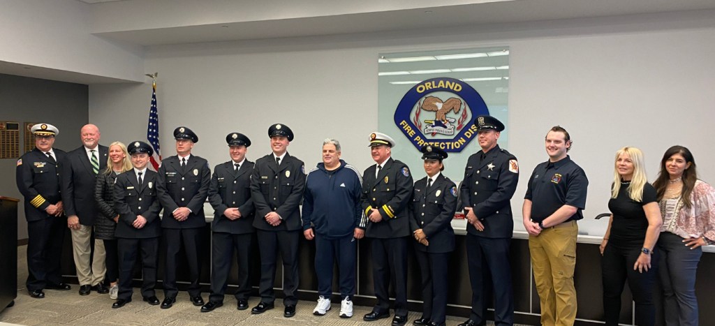 Orland responders lauded for lifesaving action